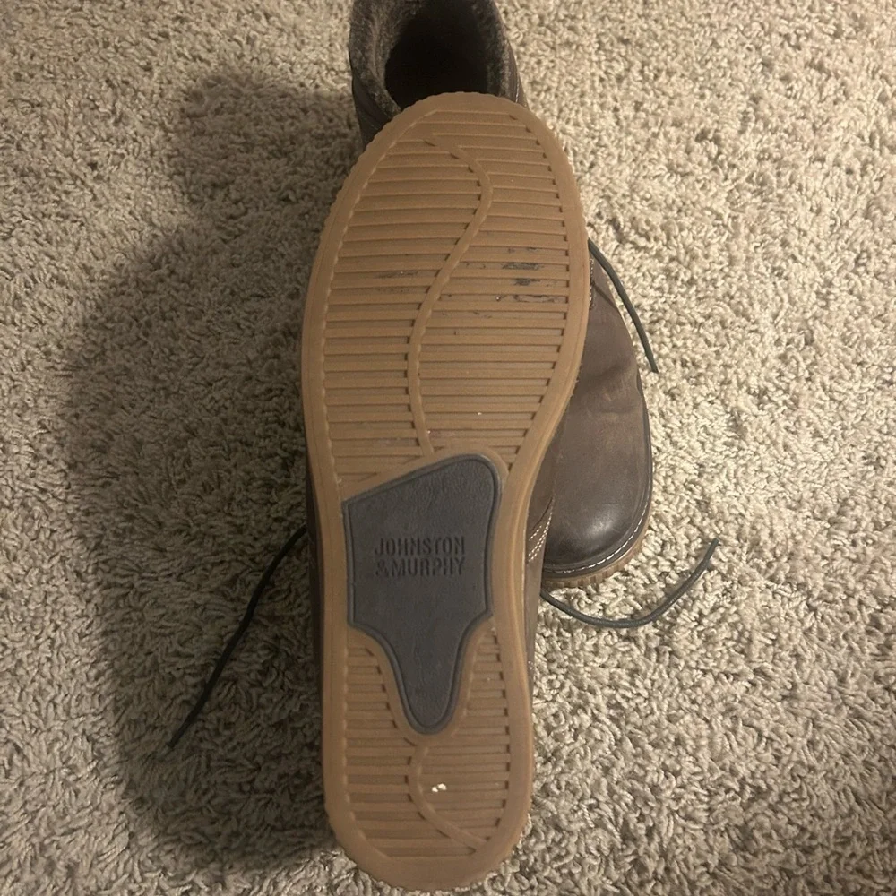 Johnston and Murphy Chukka Boot with Shearling Inner - Picture 5 of 5